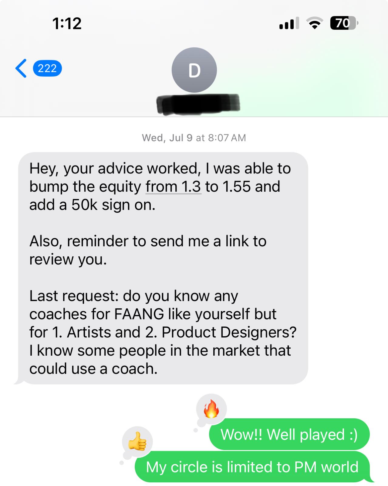 Meta Offer Negotiation